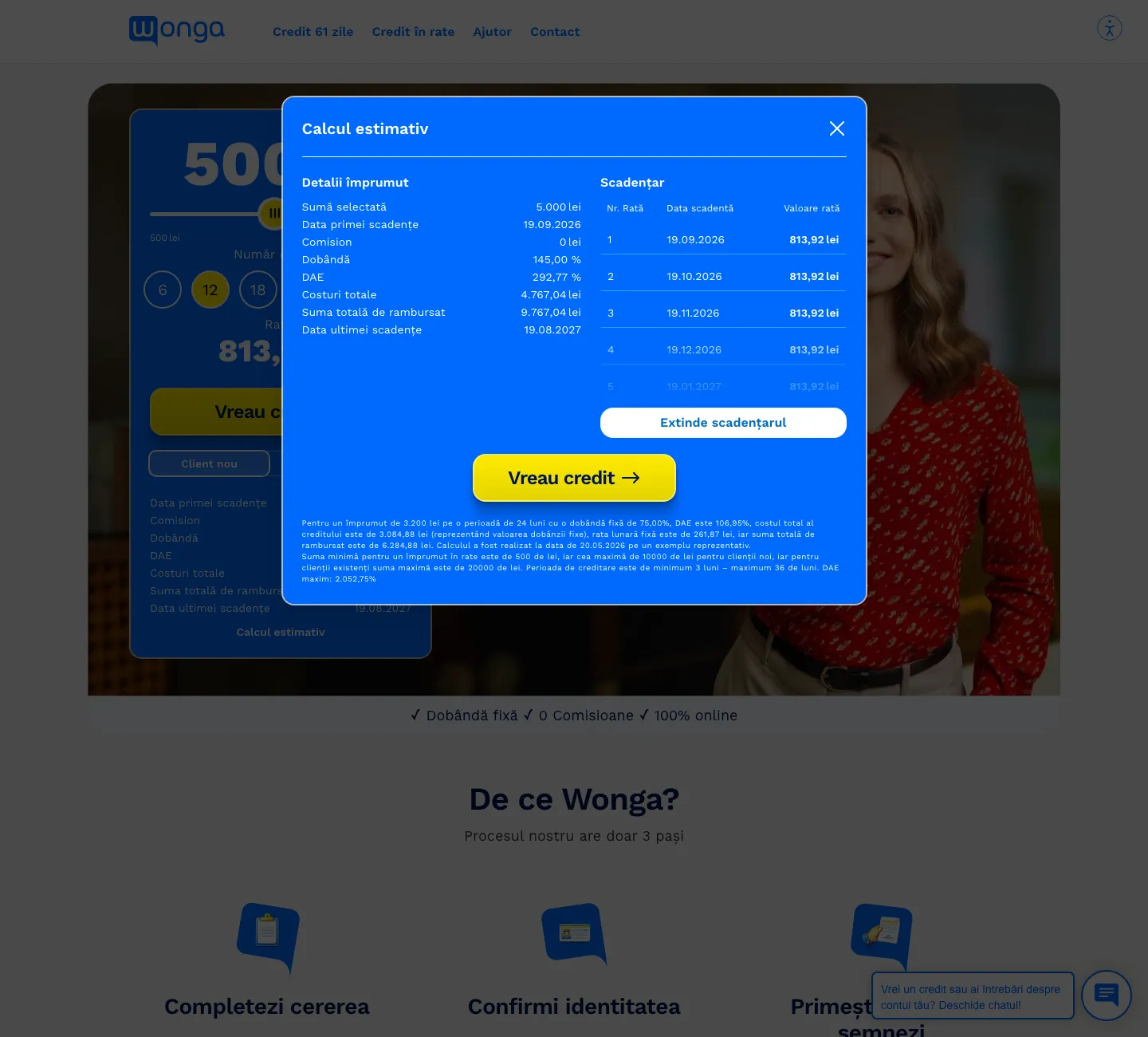 Calculatorul public Wonga, verificat pentru recenzie